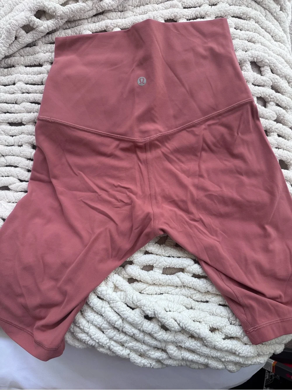 lululemon athletica Align Bike Shorts in Rose
